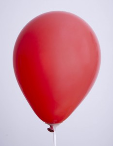 Deco Deep Red Opaque balloons 5 